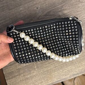 Montana West Women Crystal Rhinestone Handbags Bling Bag Mini Purse Party